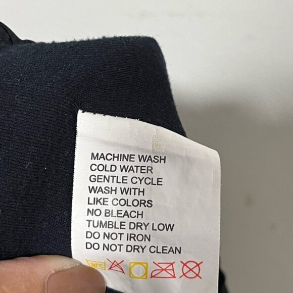 Kaelin Black Straight-Leg Pants with Ankle Slits - Size L - Picture 6 of 13